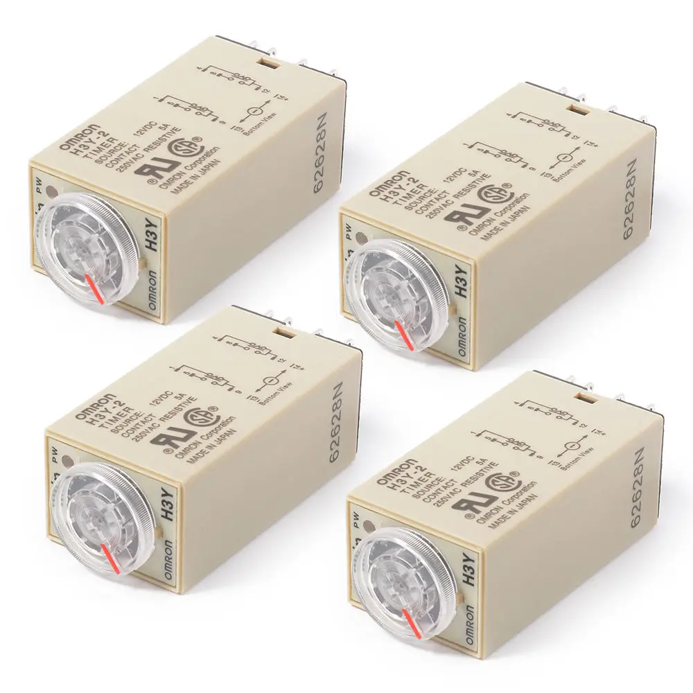 Абсолютно новое оригинальное Аутентичное реле времени Omron H3Y 2 C AC220V AC110V DC24V 1S 5S 10S 30S