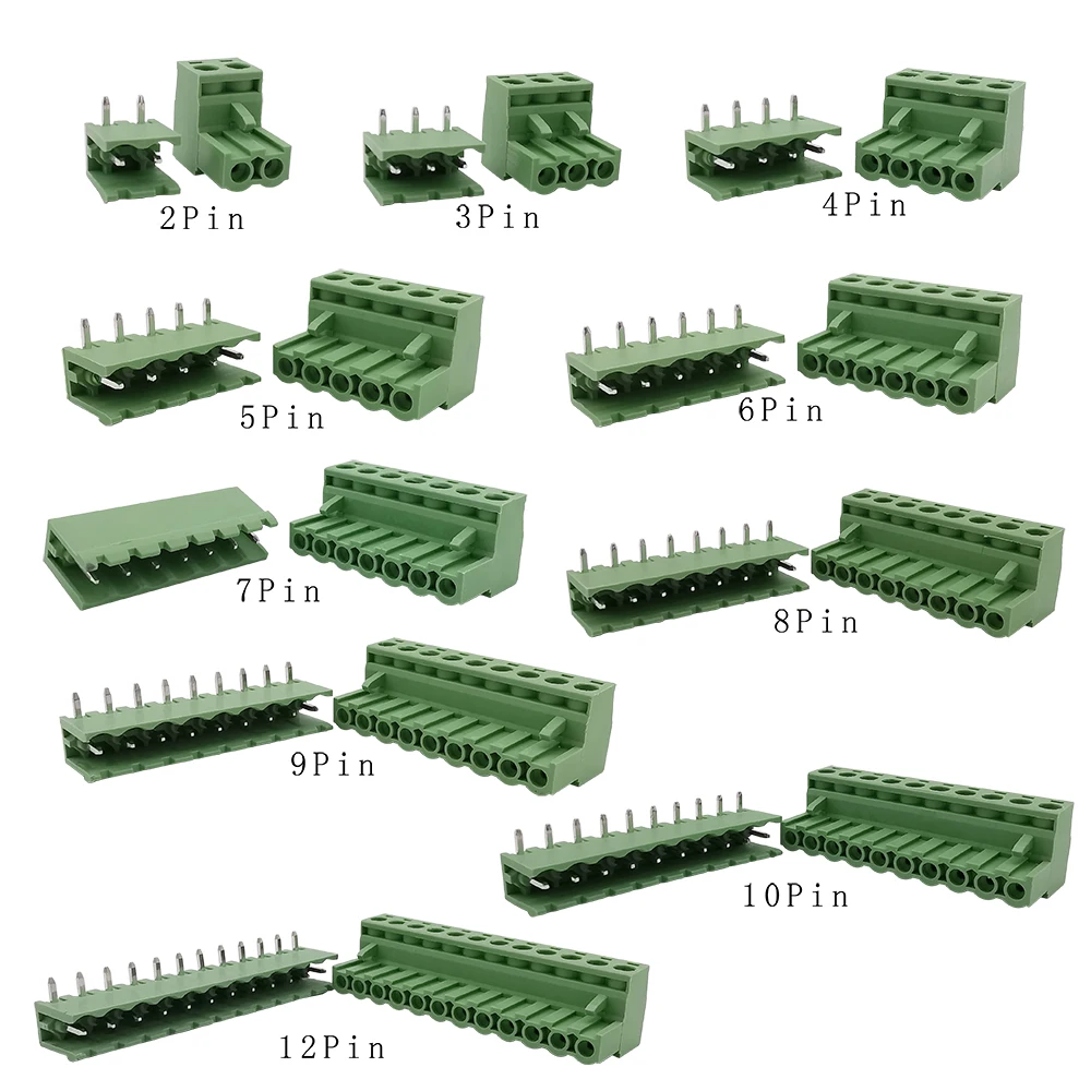 2EDG 5 08 мм Клеммная колодка PCB коннектор для винтовой проводки клеммные колодки