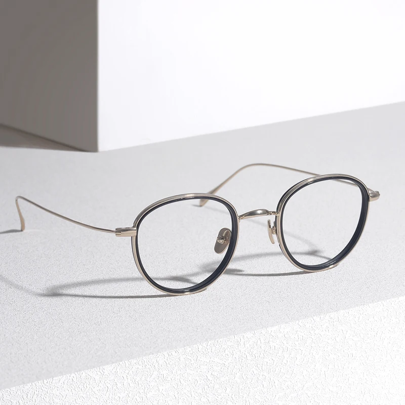 

Lightweight Titanium Retro Round Optical Eyeglasses for Women Men's Myopia Prescription Glasses Frame 2021 New Vintage Eyewear