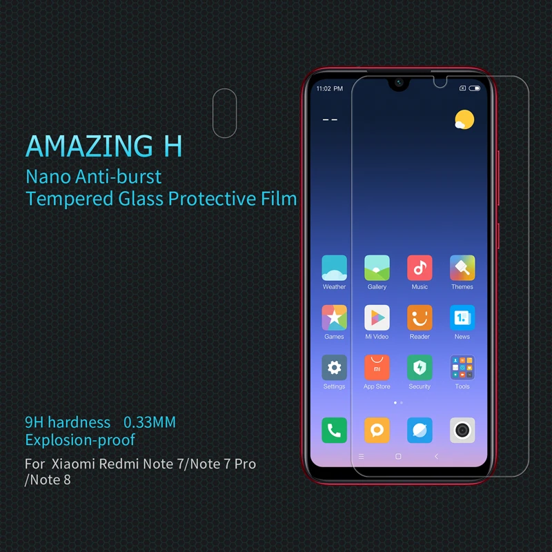 Для xiaomi Redmi Note8/Note 8 Pro стекло Nillkin Amazing H/H + PRO Закаленное протектор экрана для Note