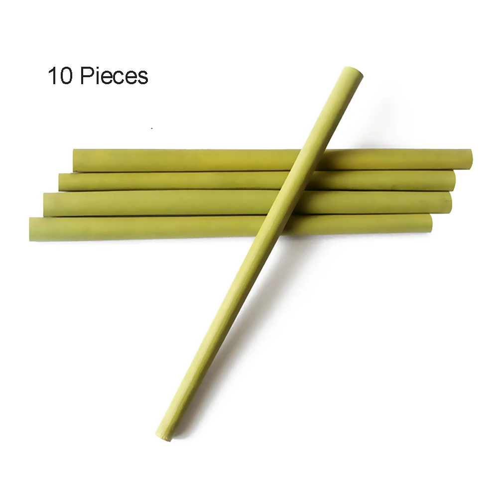 20 см Бамбуковые экологически чистые питьевые соломинки 10 Многоразовые
