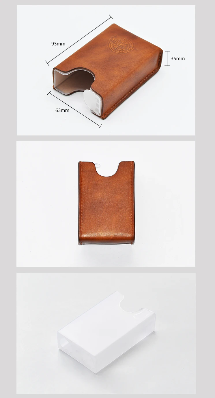 One Leather Cigarette Box Men Gift Cigarette Case Mens Gifts Cigarette Cover Smoke Tobacco Pouch Vegetable Tanned Leather