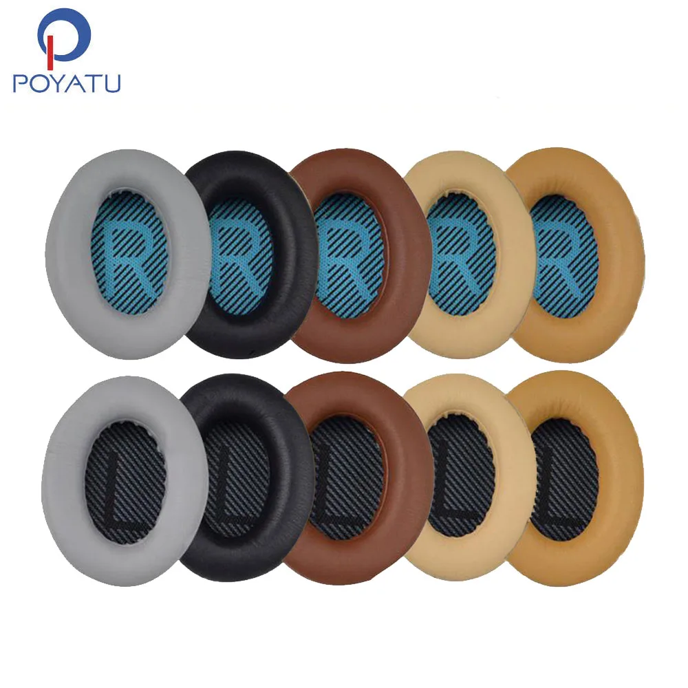 

POYATU Ear Pads Headphone Earpads For Bose Quietcomfort 2 QC35 QC15 QC2 QC25 AE2 AE2I Ear Pads Headphone Earpads Repair Parts