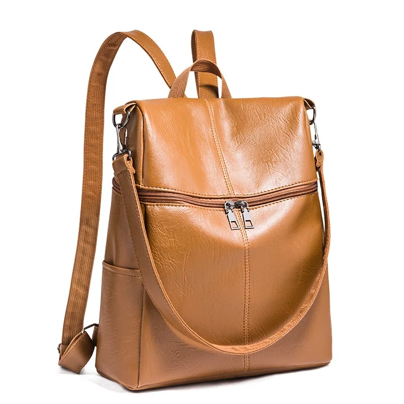 Новый дизайнерский рюкзак в простом стиле женские рюкзаки из искусственной кожи