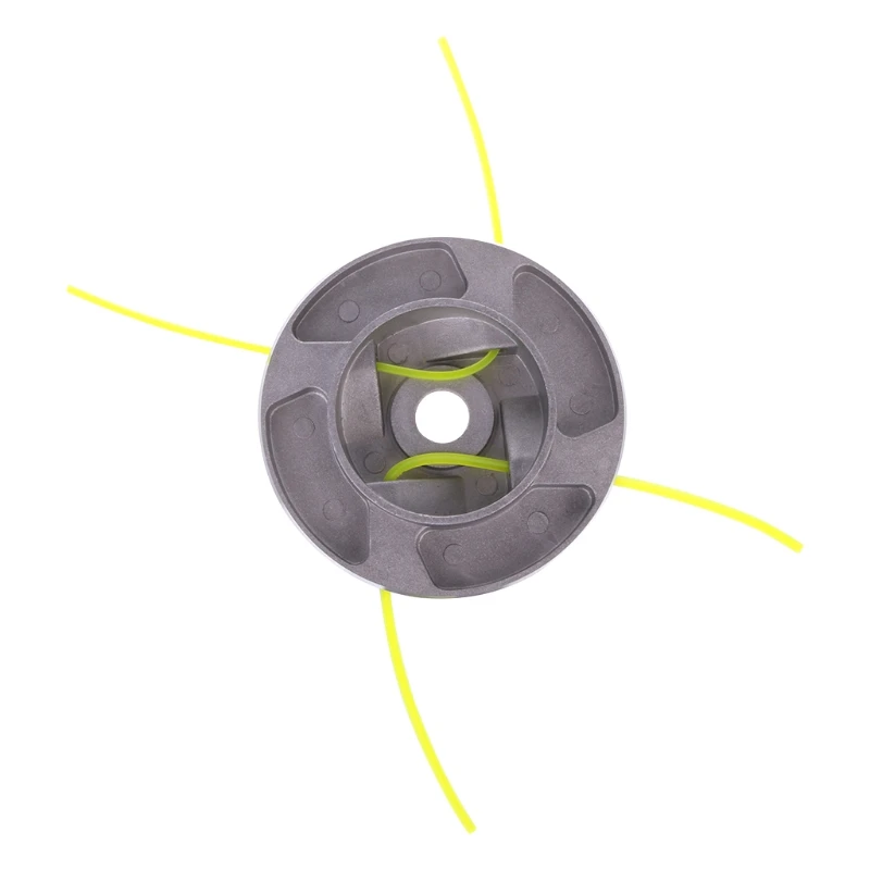 Универсальный триммер для травы из алюминиевого сплава головка с 4 кабелями