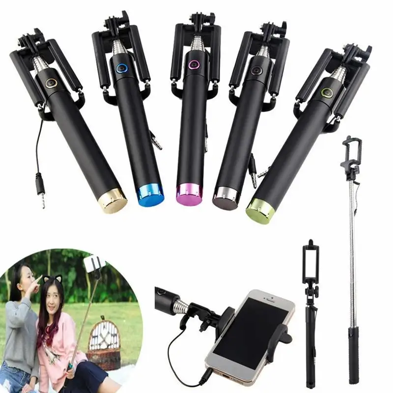 Wireless Bluetooth Selfie Stick Tripod With Remote Control for iPhone Huawei Samsung Android Mobile Monopod Selfie Stick Shutter