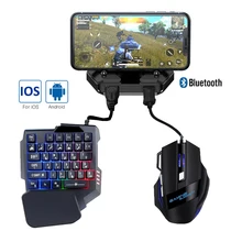 SH VA 019 Mobile Controller Gaming Keyboard Mouse Converter PUBG Mobile Controller Gamepad Bluetooth 5.0 for Android IOS Adapter