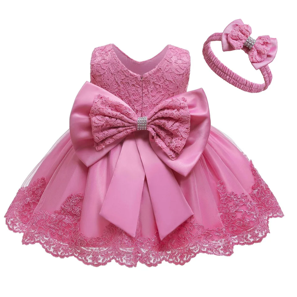 106392-Beanpastepink Взрывные модели; Новинка года; хлопковое кружевное платье принцессы для малышей; вечерние платья для маленьких девочек; одежда на заказ; бальное платье - Цвет: 106392-Beanpastepink