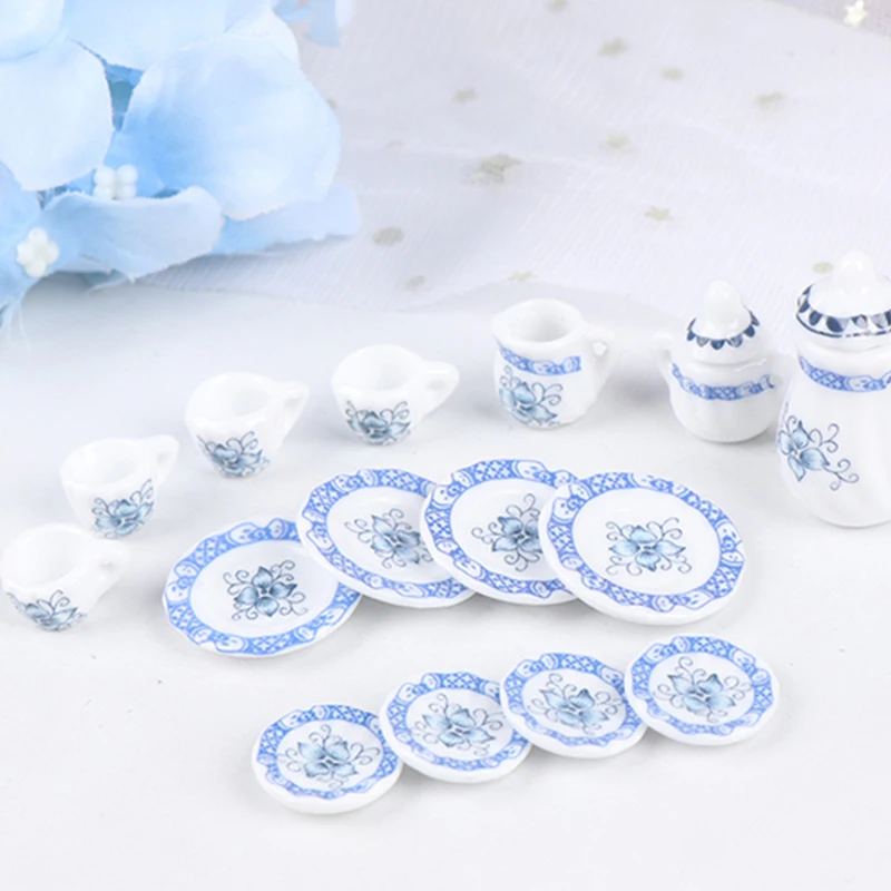 Набор Мини чайных чашек миниатюрная столовая посуда для кукольного домика