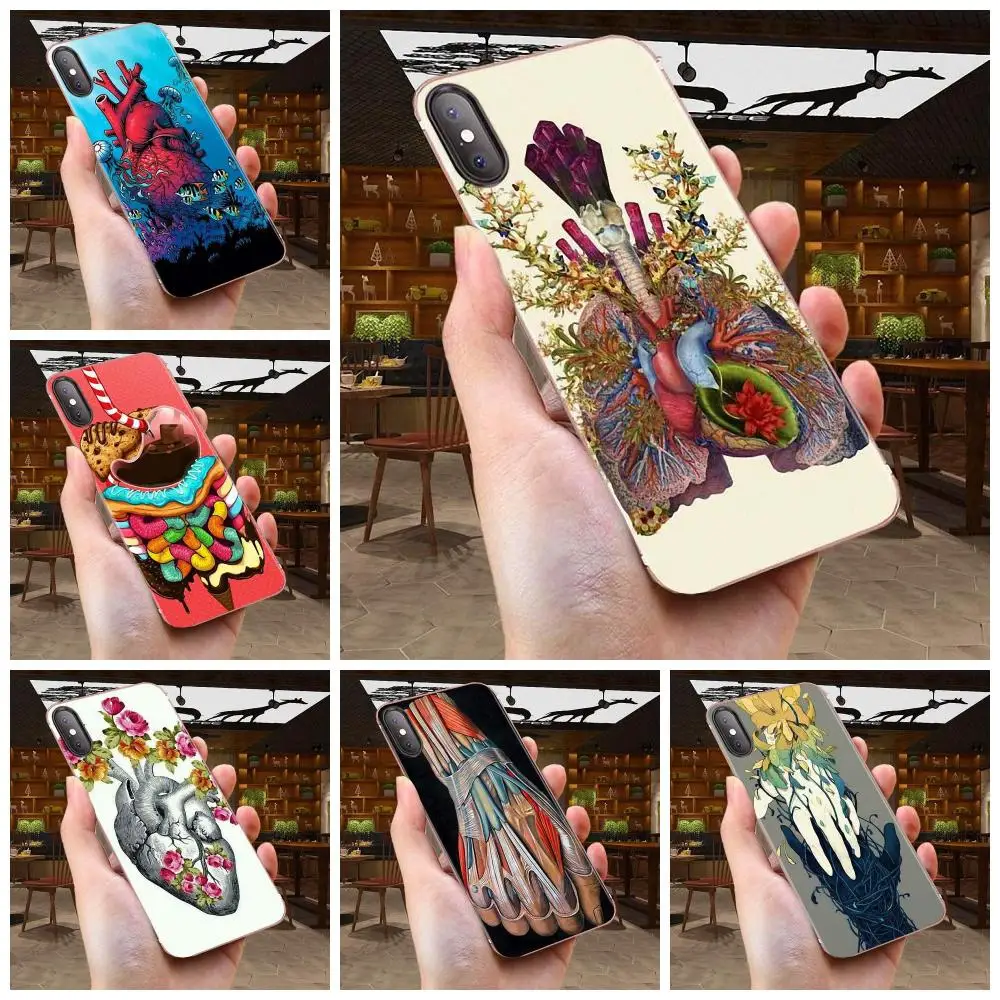 Человеческие органы меридиан мозга для Xiaomi CC9E Mi3 Mi4 Mi4i Mi5 Mi 5S 6 6X 8 9 SE Play Plus Pro Lite A1 Mix 2
