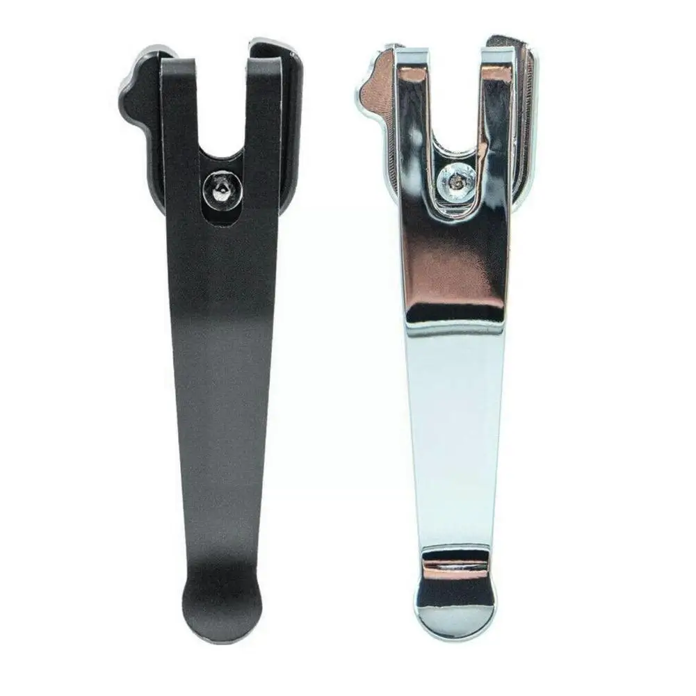 

Folding Knife Back Clip Steel Deep Carry Pocket Waist For 91mm Tool Replacement Clamp Repair Pocket Clip