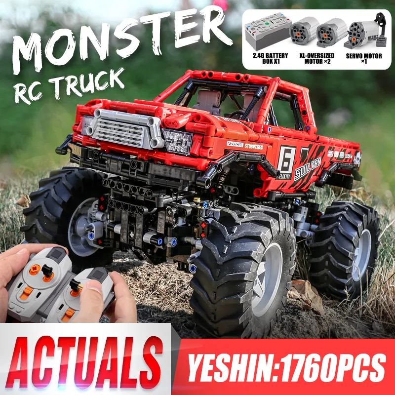 Серия Technic, Совместимая модель 29256 Toyotas Hilux, 4X4, внедорожная модель Vehile, строительные блоки, блоки для детей, рождественский подарок, игрушка