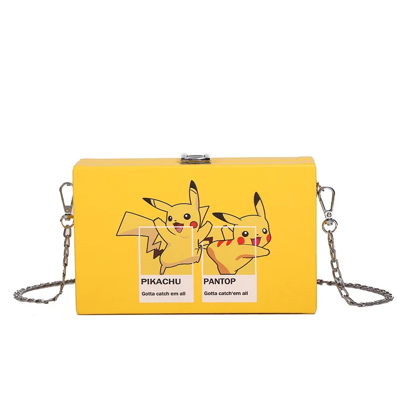 

2021 Pokemon Pikachu Cute Wallet Personalized Fashion Cartoon Character Shoulder Bag for Children's Christmas Gift