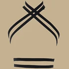 JLX. Укороченный топ на шею, портупея, женское сексуальное нижнее белье, открытый бюстгальтер на грудь, бандаж, портупея для тела, ремень для тела