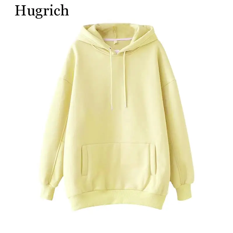 

Aachoae Casual Solid Hooded Hoodies Women Batwing Long Sleeve Plus Size Sweatshirts Autumn Pullover Pure Fashion Tops Sudaderas