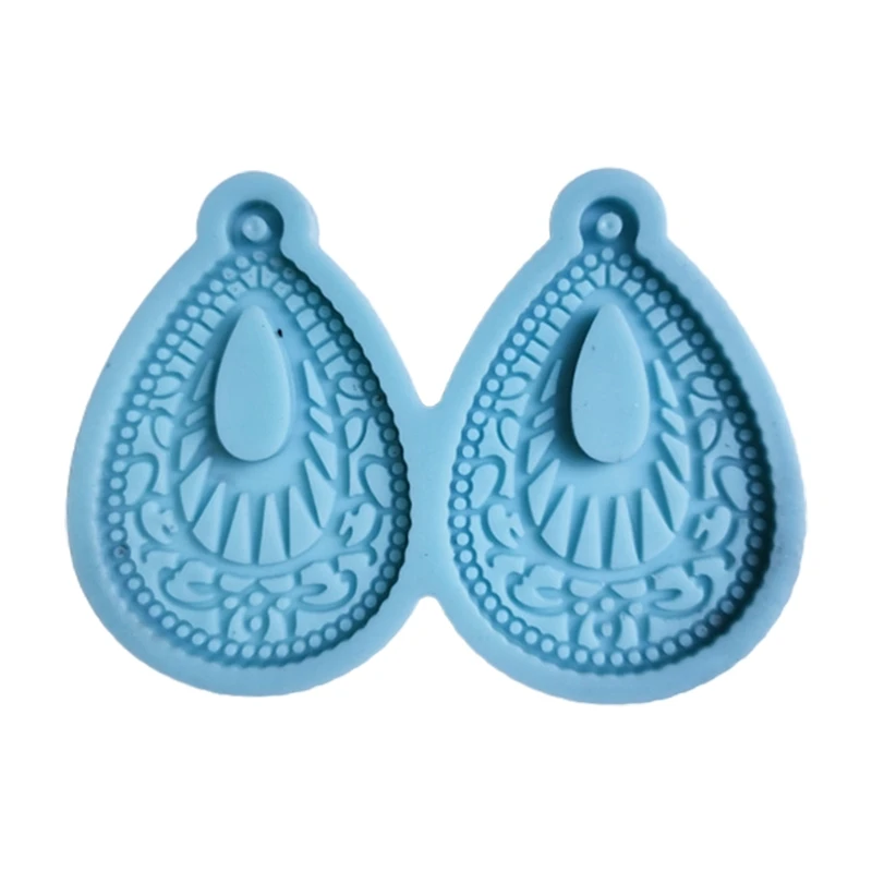 

Earrings Epoxy Resin Mold Keychain Pendant Silicone Mould DIY Craft Jewelry Mold R2LE