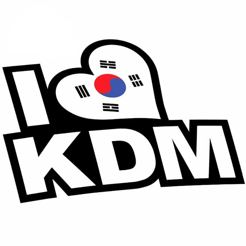 

Interesting for I Heart KDM Interesting Decalss Motorcycle Car Stickers Waterproof Trunk Decals Suitable for GTR EVO SX