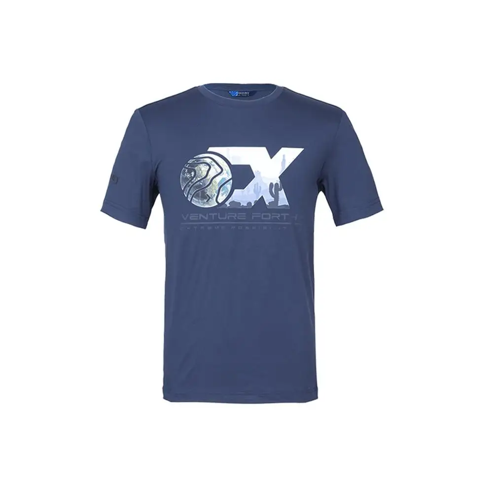 Мужская и женская футболка с короткими рукавами хлопковая быстросохнущая