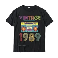 classic 1989 30th birthday vintage t shirt retro mixtape casual cotton men tops tees casual dominant t shirt