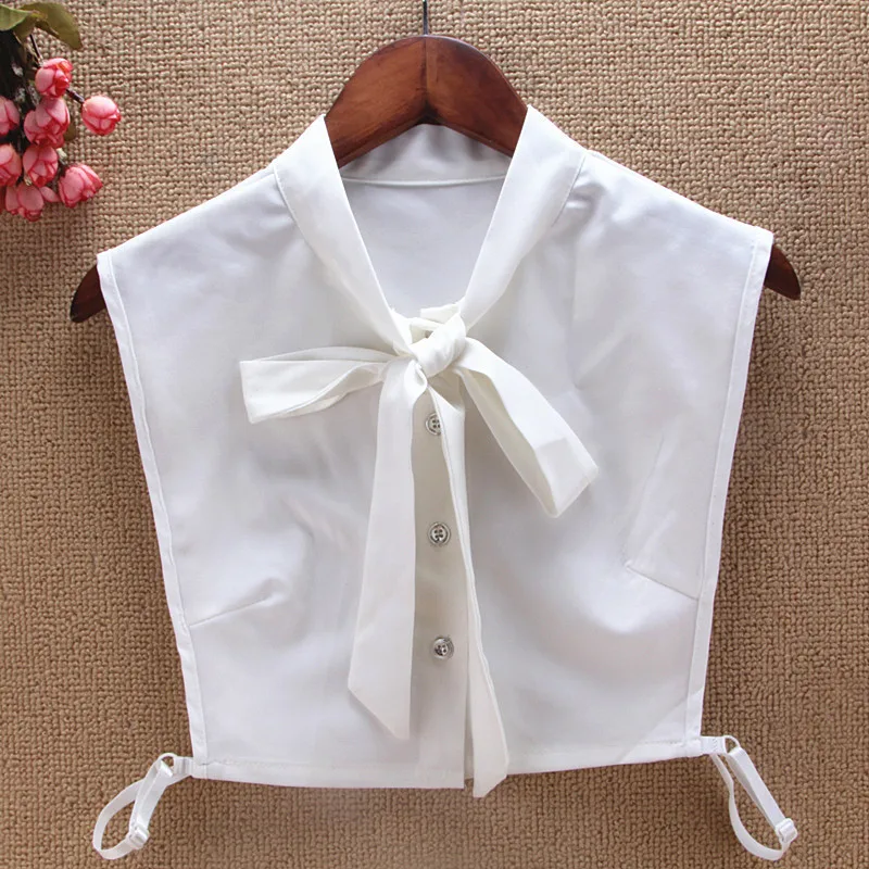 Linbaiway 2021 женская рубашка с бантиком искусственный воротник галстук Модный