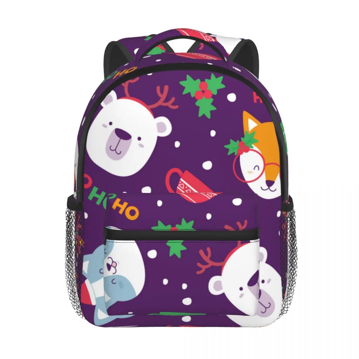 Funny Christmas Animals Baby Backpack Kindergarten Schoolbag Kids Children School Bag