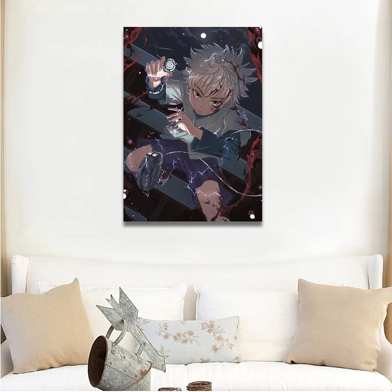 

HD Print Hunter X Hunter Canvas Painting Wall Art Thunderbold Killua Poster Modular No Frame Pictures Home Decor For Living Room