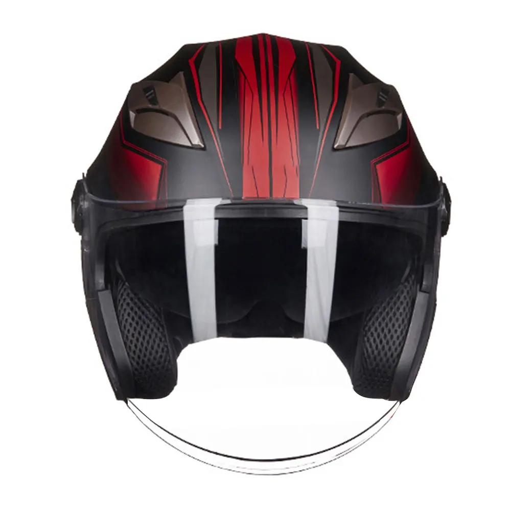 Двухобъективные мотоциклетные гоночные шлемы с полулицевой поверхностью ABS