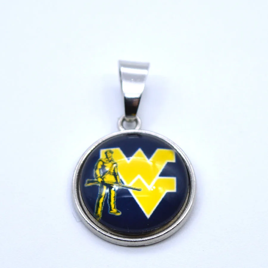 Модные украшения университет WEST VIRGINIA mountaineers NCAA медальон Подвеска для браслетов DIY Подвески Для женщин Подарки