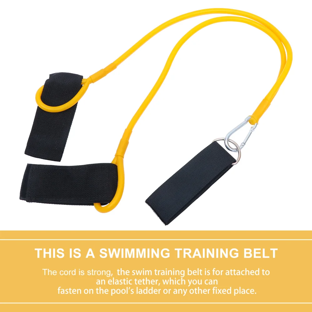

1pc Swim Training Belt Outdoor Swim Belt Swimming Training Elastic Rope