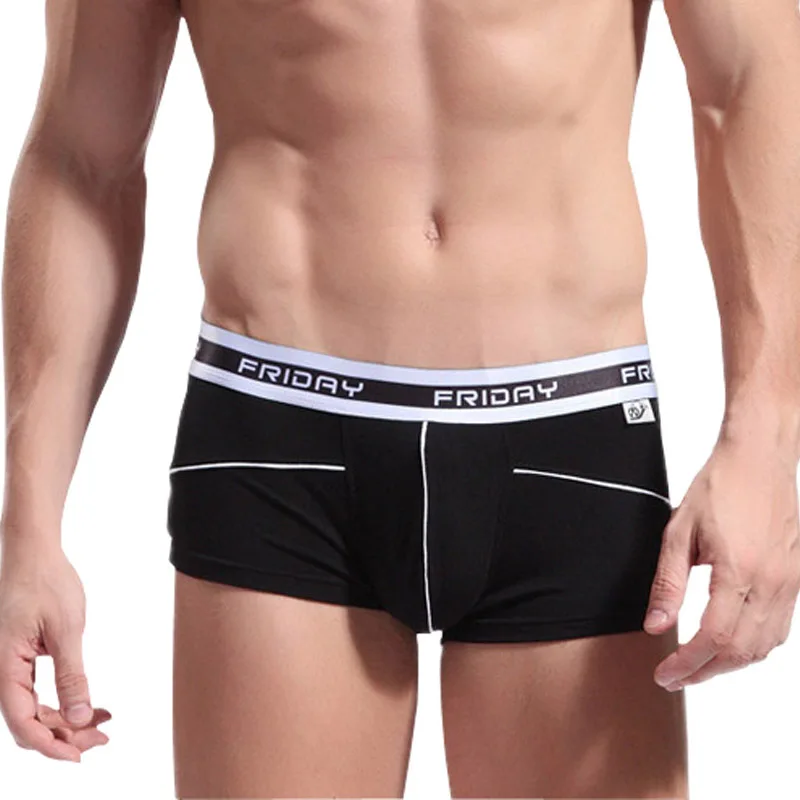 Боксеры мужские из бамбукового волокна эластичные пикантное нижнее белье