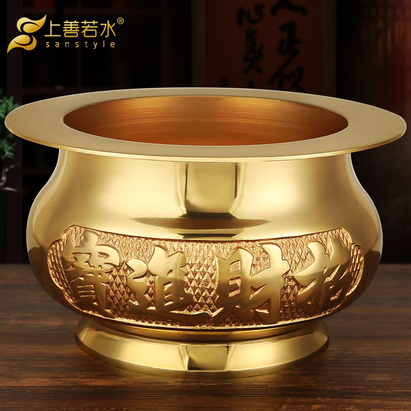 

Shangshanruoshui Copper Incense Burner Copper Zen