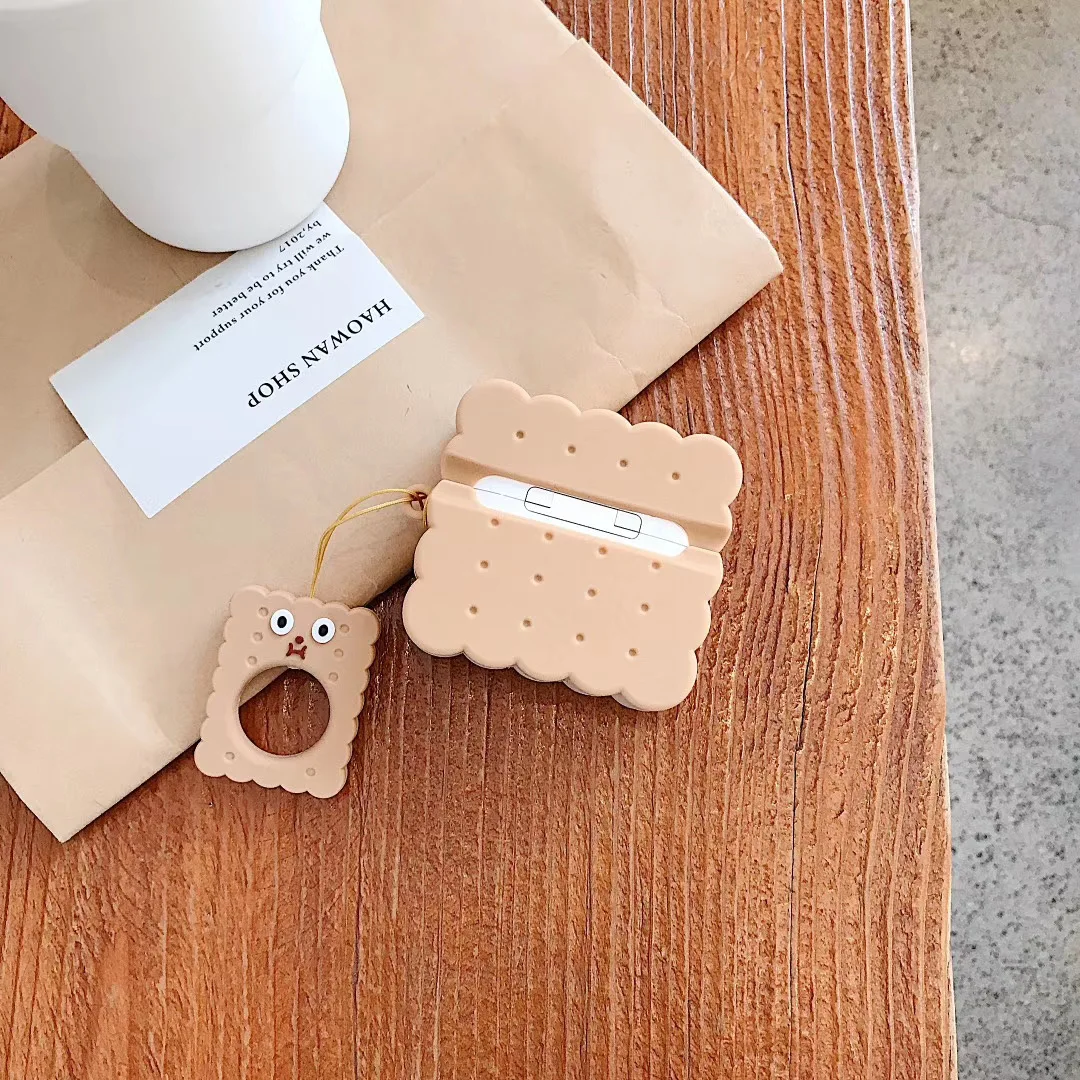 Силиконовый чехол для наушников AirPods pro с Bluetooth для Airpods 3, защитный чехол с милым мультяшным медвежонком и кольцом на заднюю панель, fundas