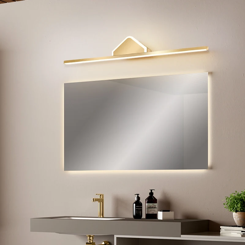 

Led Wall Lamps For Bathroom Living Room White Black Iron Aluminum Acrylic Base Indoor Mirror Lights Lighting luminaria wandlamp