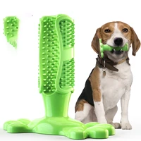 dropshipping center rubber kong dog toys pet toothbrush kong perro puppy chew toys small dog toy french bulldog dog accessories
