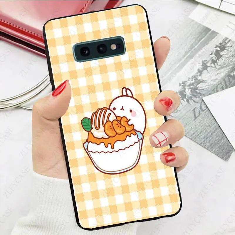 Kawaii коробка картофель кроликов Molang мягкий чехол для телефона с изображением