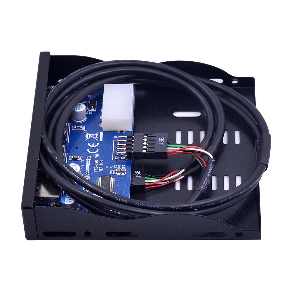 CHIPAL 3 5 &quotфлоппи Бэй 4 порта USB 2 0 Hub USB2.0 Передняя панель расширения адаптера