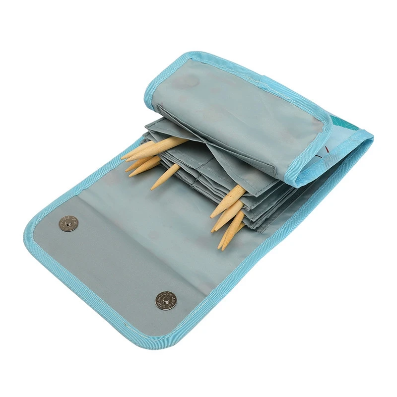 

Empty Knitting Needles Case Travel Storage Organizer Storage Bag for Circular Knitting Needles and Other Accessories Bag