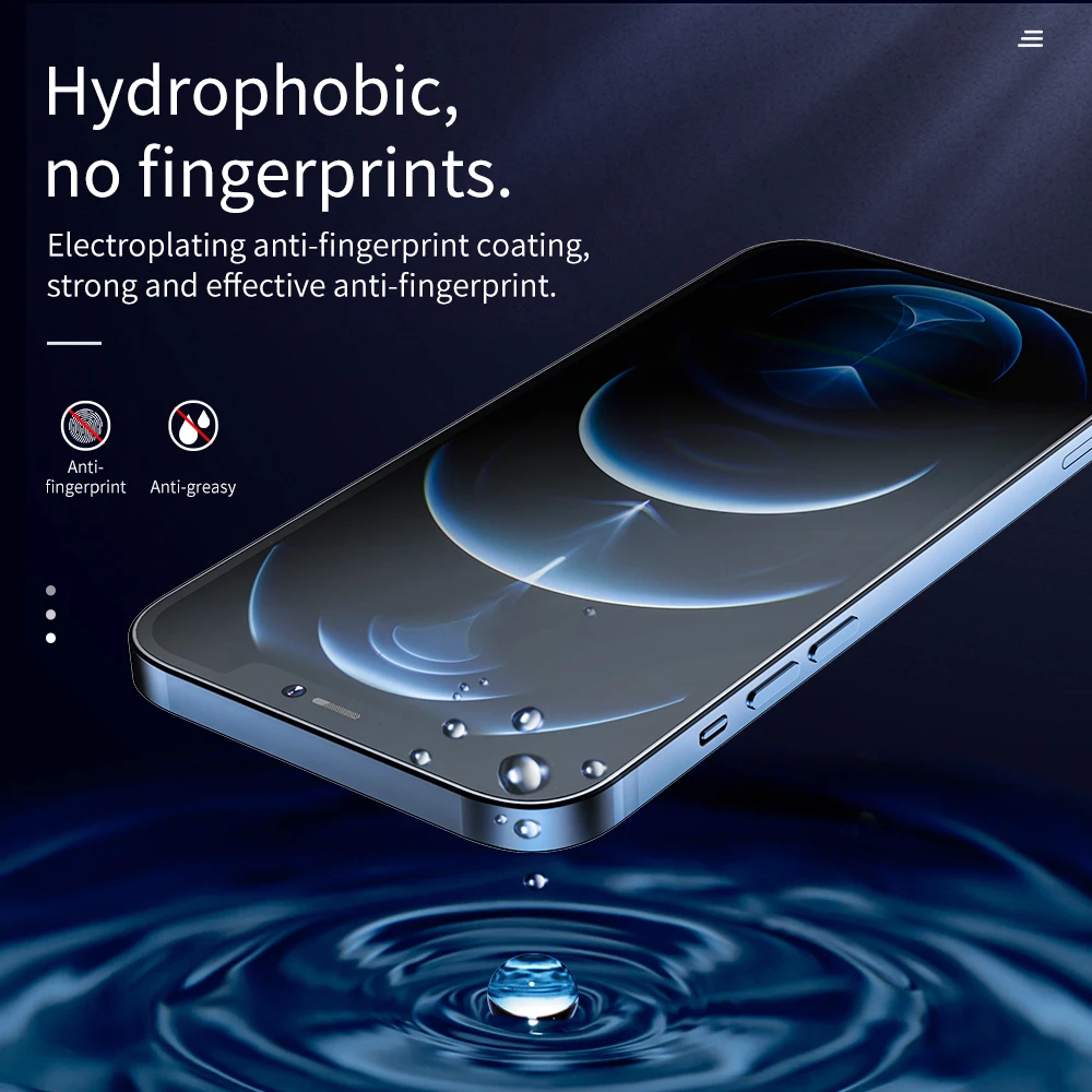 Защита экрана Hoco 9H для iPhone 12 11 Pro Max закаленное стекло с защитой от шпионов X XS XR