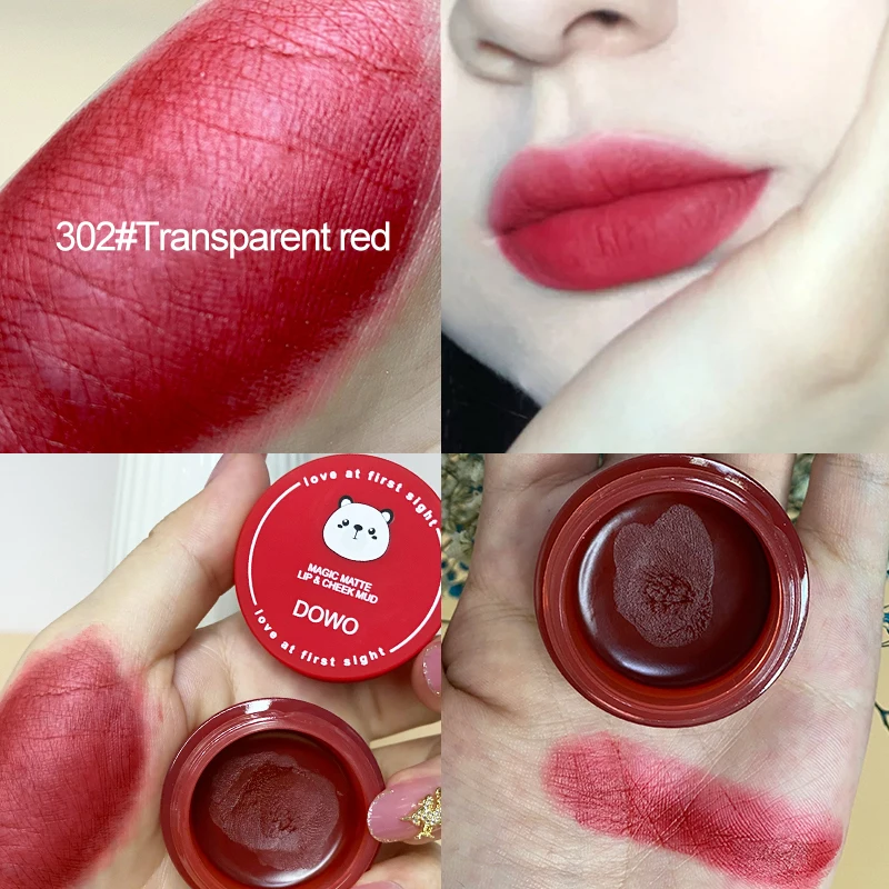 

Multifunctional Lip Mud Lightweight Lip Glaze Waterproof Long Lasting Sexy Red Lipstick Maquiagem Lip Gloss Maquillaje Cosmetics