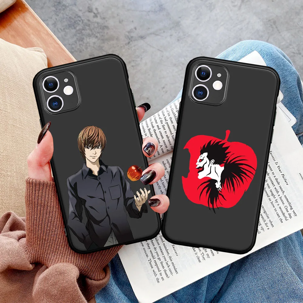 

Hot Anime Manga Death Note Ryuk Black Soft Phone Case For iPhone 12 Mini 11 Pro Max 8 7 6 6S Plus XR X XS Max 5 5S SE2020 Coque