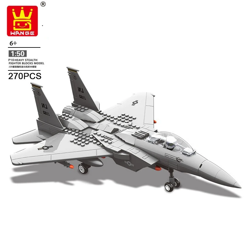 F15 NO BOX Wange Technic современный военный вертолет лесет военные самолеты военный корабль Истребитель модель самолета строительные блоки кирпичи игрушки мальчик Gfits - Цвет: F15 NO BOX