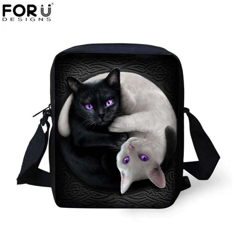 L5070E FORUDESIGNS/женские сумки через плечо с объемным животным котом, дизайнерские сумки через плечо с пандой для девочек, женские мини сумки через плечо - Цвет: L5070E