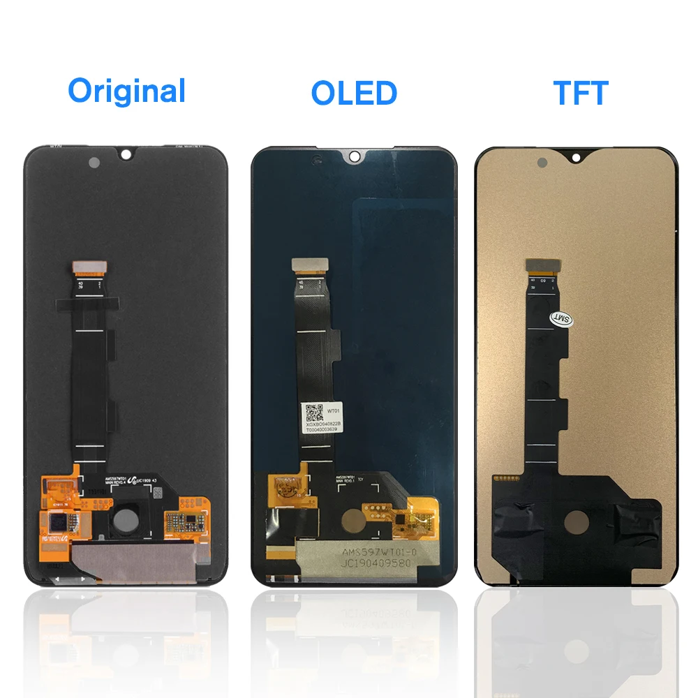 100% протестированный дисплей с рамкой для Xiaomi MI 9 SE Mi9 ЖК-дисплей сенсорным экраном