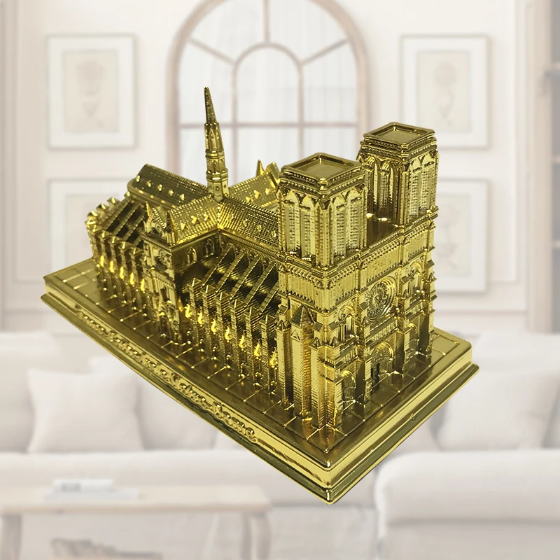 Hand made Изделия из смолы Мировая архитектура &quotNotre Dame de Paris Творческий фигурки