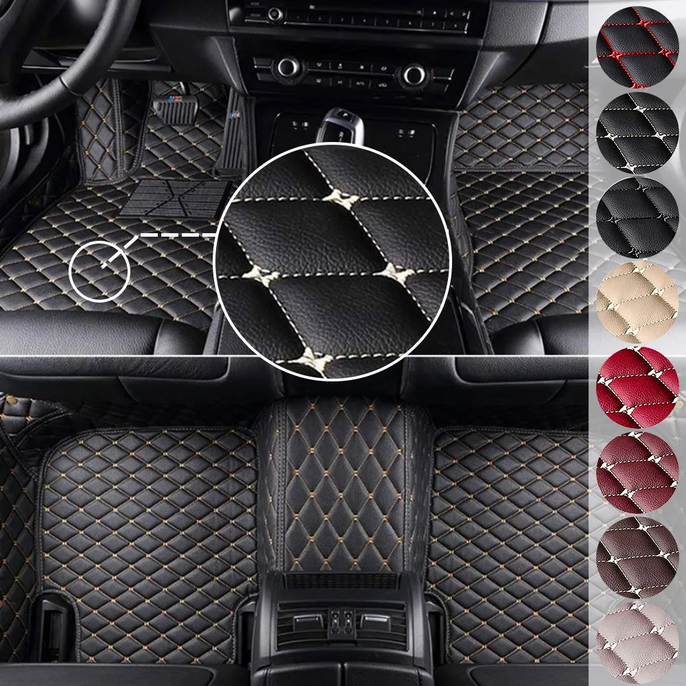 

Автомобильные коврики для HYUNDAI Equus 2009 2010 2011-2016, автомобильный коврик, кожаный коврик для ног, аксессуары для автостайлинга, коврик водонепрон...