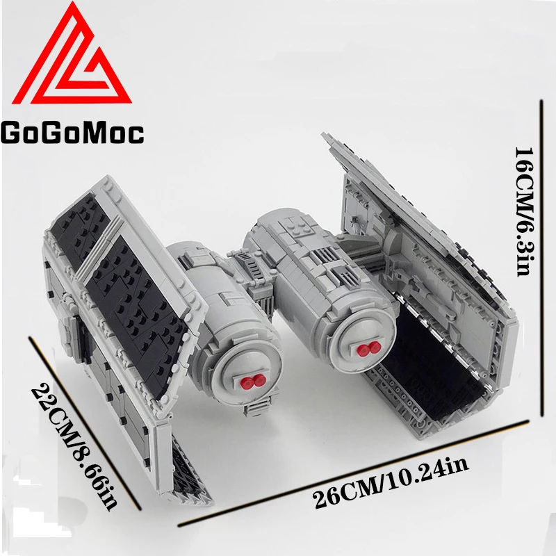 

Star Plan Blocks Tie Fighter Mini Interceptor Moc High-Tech Military Bomber Spaceship Fighter Bricks Diy Toys For Children Gifts