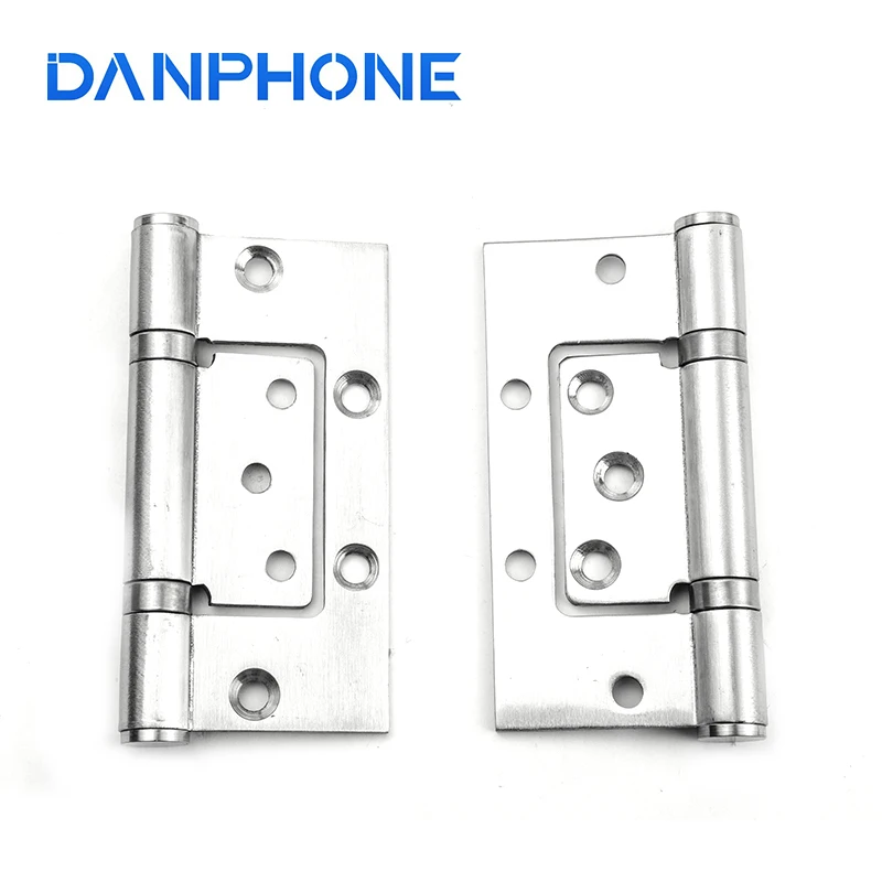 Дверные петли DANPHONE 4 дюйма фурнитура из нержавеющей стали для кухни туалета