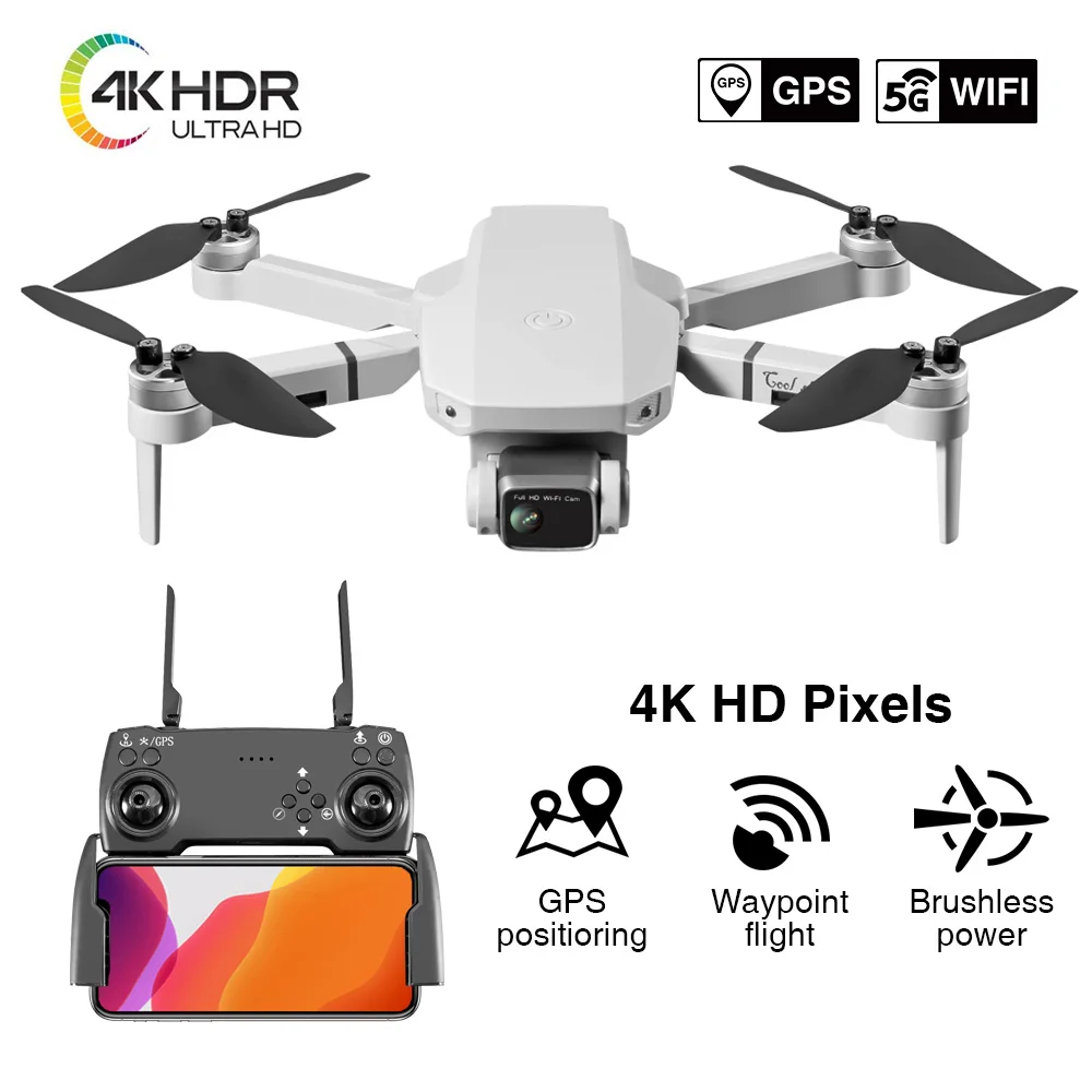 

Дрон с двойной камерой 4K HD GPS S107, фотоаппарат с Wi-Fi, FPV 25 мин. времени полета, фотоаппарат, следуйте расстоянию 4000 м