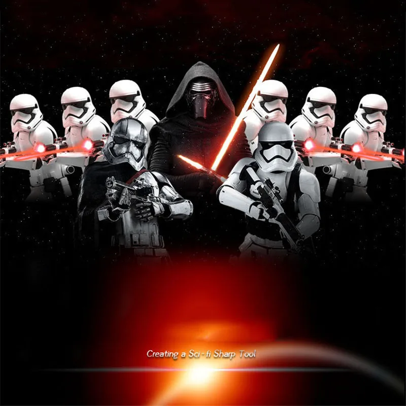 Цветной светильник 16 RGB с USB подзарядкой Jedi Sith Luke The Force светящийся меч