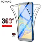360 градусов чехол для samsung Galaxy NOTE 10 плюс NOTE10 A50 A70 A30 A40 A20 A10 M10 S10 NOTE9 A9 J4 J6 J8 принципиально чехол на заднюю панель